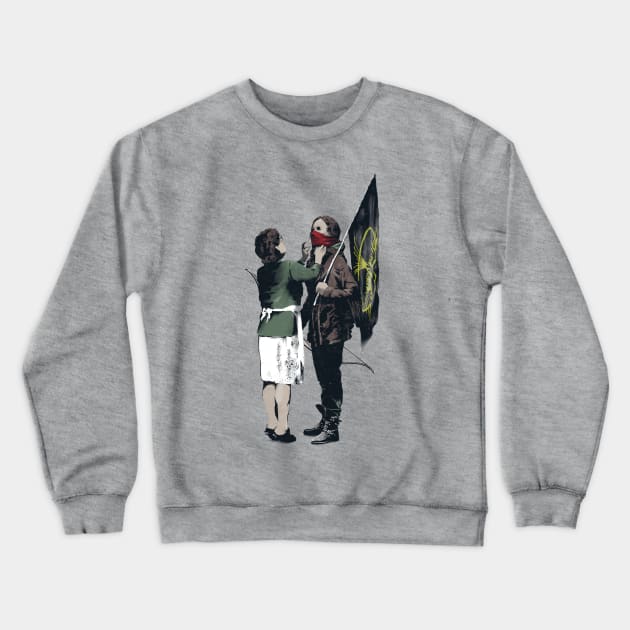 Banksy Games Crewneck Sweatshirt by 2mz